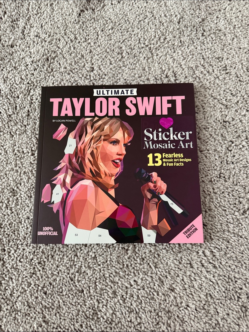 Taylor Swift Sticker Mosaic Art Book - Ultimate Tribute Edition NEW